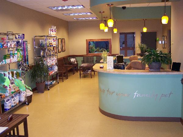 hospital reception lobby
